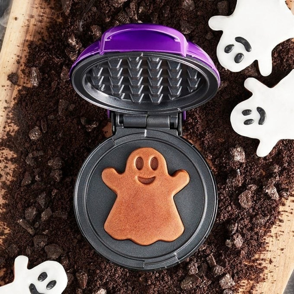 New Dash Ghost Mini Waffle Maker - Picture 1 of 7